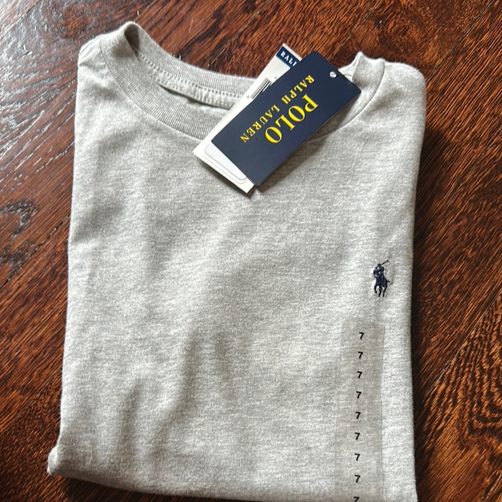 Ralph Lauren Heather Gray Crewneck Tee